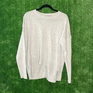 Athleta High-Low Cotton Silk Sweater
